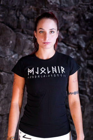 Mjolnir T-shirt – Snorra Edda Ladies