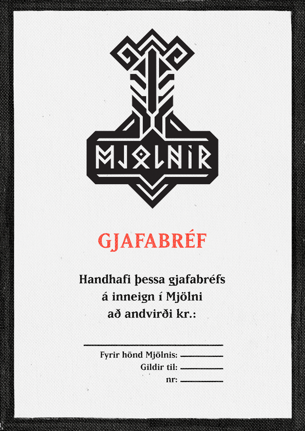 Gjafabréf