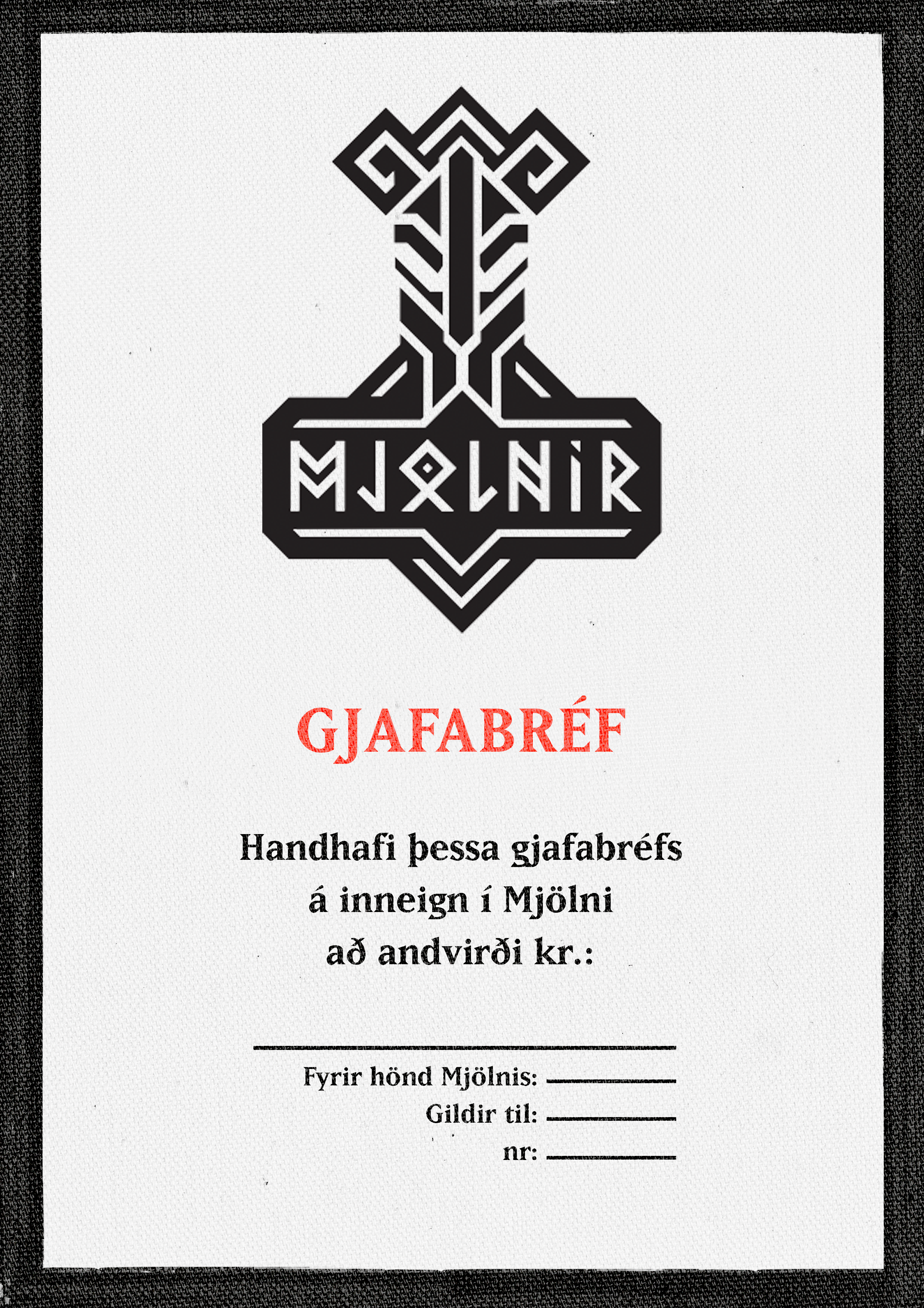 Gjafabréf
