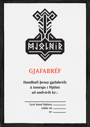 Gjafabréf