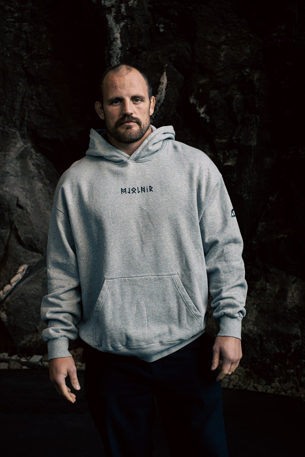 Mjölnir Oversized Hoodie – Grey