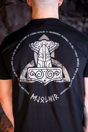 Mjolnir T-shirt – Snorra Edda